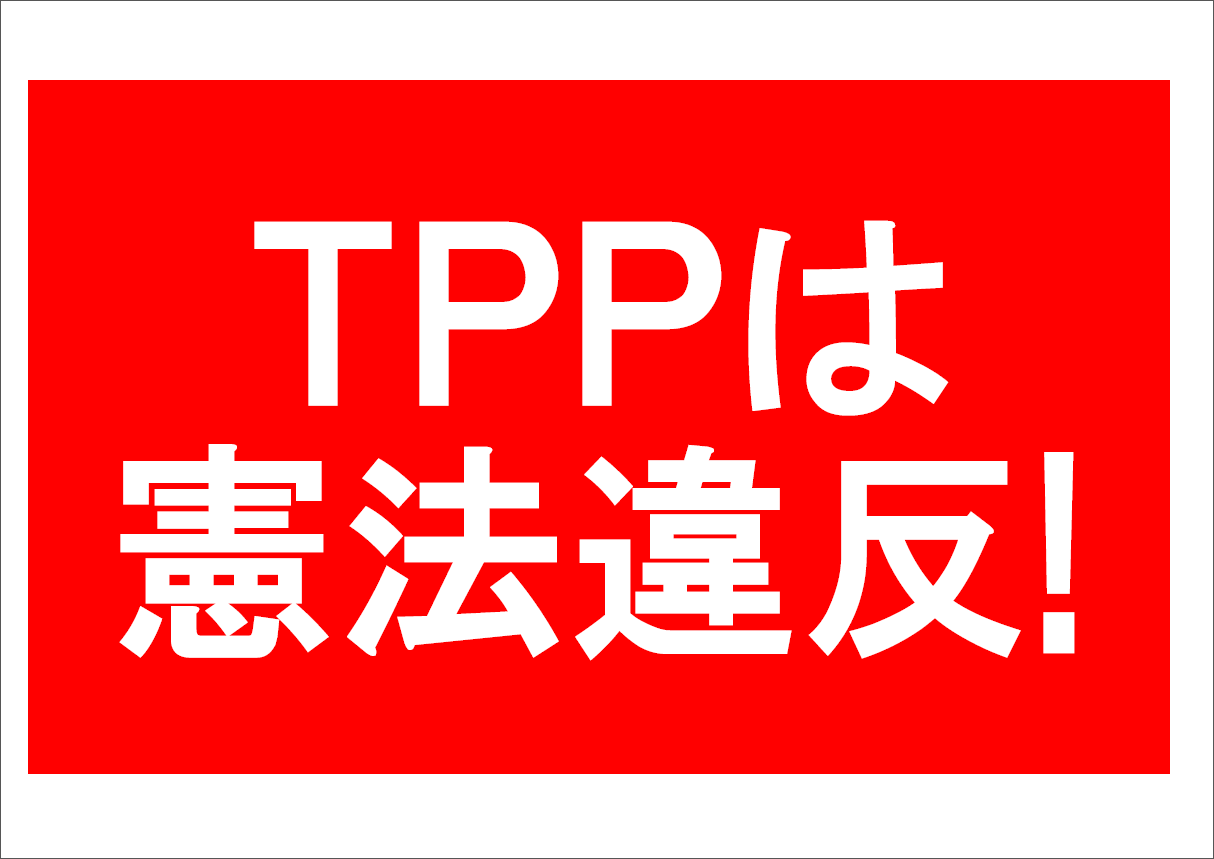 TPPは憲法違反_150423